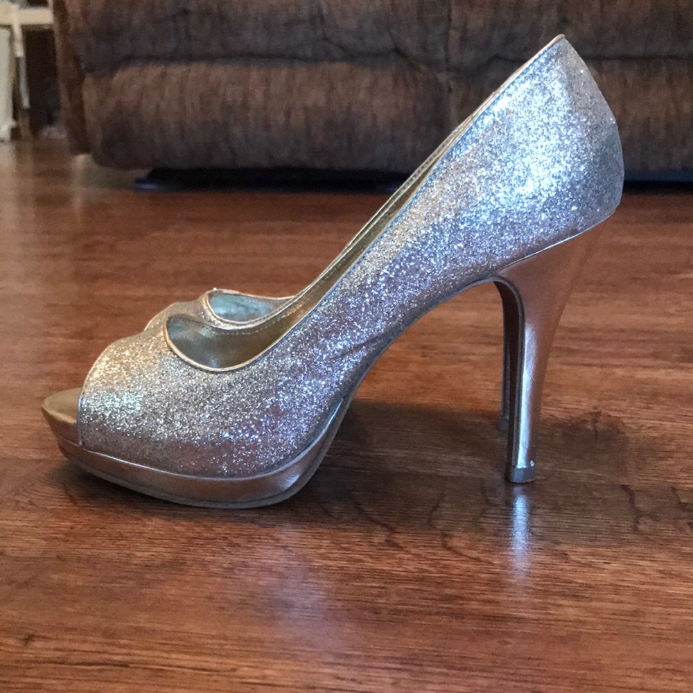 Sparkly high heels